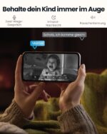 ieGeek 2K Überwachungskamera Innen – 3MP PTZ mit Auto-Tracking & Nachtsicht – Bild 6