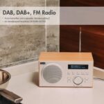 August MB420 DAB+/FM Radiowecker mit Bluetooth – 5W Hi-Fi Holzradio für Küche – Bild 3