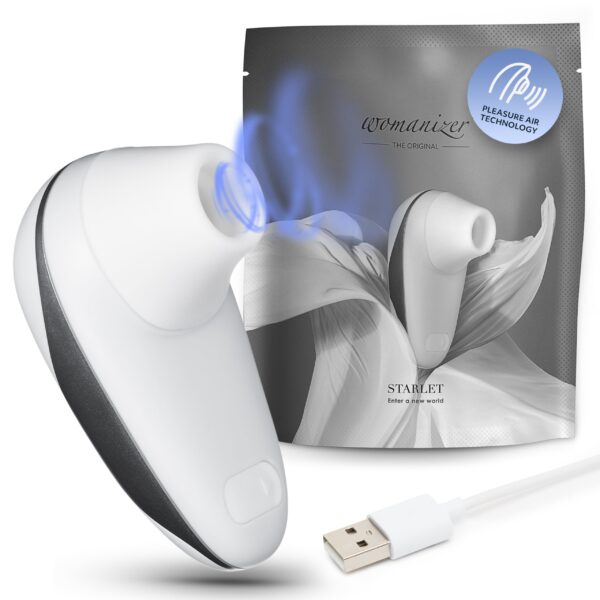Womanizer Starlet – Klitoris Stimulator mit Pleasure Air Technology, 4 Intensitäten, wasserfest
