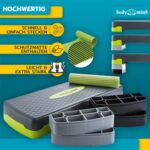 Body & Mind Aerobic Steppbrett mit 3 Höhenstufen – Gelenkschonendes Fitness-Training für Zuhause – Bild 3