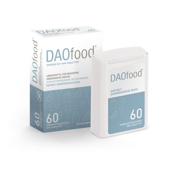 DR Healthcare DAOfood – DAO-Enzym mit 60 magensaftresistenten Tabletten für Histaminabbau