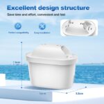 Tikstoy Wasserfilter Kartuschen 12er Set – Kompatibel mit Brita® Maxtra+® für reines Trinkwasser – Bild 2