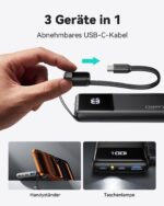 INIU 10000mAh Powerbank mit 45W Schnellladen – Kompakte Externe Batterie für Smartphones – Bild 4