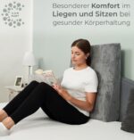 Keilkissen mit 2 Liegezonen – Ergonomisches Rückenstützkissen für Bett & Couch – Bild 5