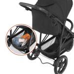 hauck Rapid 3R Dreirad-Buggy Schwarz – Geländetauglich mit Federung & Liegeposition – Bild 10