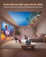 PUTRIMS P66 Smart Beamer mit Google TV, 4K-Dekodierung & 30W Audio – Heimkino Projektor – Bild 4