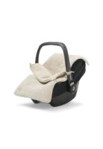Jollein Fussack Basic Knit Nougat – Universeller Babyfussack für Babyschale & Kinderwagen – Bild 2