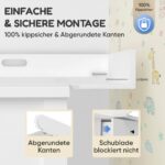 Heldenzimmer Wickelaufsatz für IKEA Hemnes & Malm Kommode – 85 cm breit, kippsicher – Bild 5