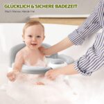 JOY ANAN Babybadesitz für 6-24 Monate – Sicherer Badewannensitz mit 360° Schutz – Bild 4