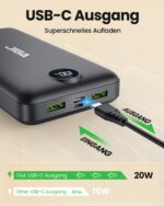 JIGA Power Bank 27000mAh mit 22,5W PD-Schnellladung – Tragbares Ladegerät für iPhone & Android – Bild 4