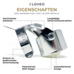 KLOVEO WAF Sektverschluss mit Selbstspannungsdichtung – Champagner Flaschenverschluss italienische Herstellung – Bild 4