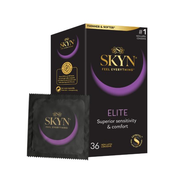 SKYN Elite Kondome 36er Pack – Latexfreie Ultradünnkondome mit SKYNFEEL-Technologie