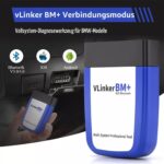 vLinker BM+ OBD2 Bluetooth Diagnosegerät – Profi-Scanner für iOS, Android & Windows – Bild 2