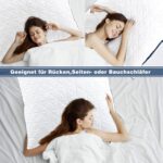 Slybear Kopfkissen 80x80 cm 2er Set – Orthopädisch & Atmungsaktiv für erholsamen Schlaf – Bild 6