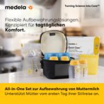 Medela Muttermilch Aufbewahrung Set – Flaschen, Beutel & Kühltasche für stillende Mütter – Bild 2