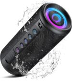 dotn Bluetooth Lautsprecher 2026 – 360° Hi-Fi Sound mit RGB Licht & IPX7 Wasserschutz
