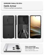 Spigen Optik Armor Samsung Galaxy S26 Ultra Hülle – Kamera-Schutz mit Air Cushion, Schwarz – Bild 2