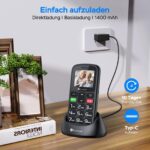 SweetLink S2PLUS Seniorenhandy – Dual SIM, SOS-Notruftaste & 12 Tage Standby – Bild 5