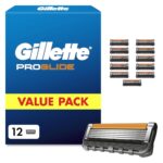 Gillette Fusion5 Proglide Rasierklingen – 12er Pack mit Everglide Plus für Männer