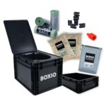 BOXIO Toilet Max+ – Trockentrenntoilette Komplettset für Camping & Van ohne Chemie