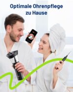 KAUGIC 2-in-1 Ohrpflege Set mit HD Ohrkamera & Spülgerät – Professionelle Reinigung für Zuhause – Bild 2