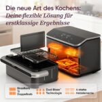 COSORI Dual Blaze TwinFry 10L Heissluftfritteuse – Professionelle Dual-Kammer Airfryer TF102S – Bild 2