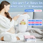 Aragallant Baby Malset mit 6 Bodys & 6 Lätzchen zum Bemalen – DIY Babyparty Kreativset – Bild 3