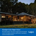 Tapo C52A 360° Überwachungskamera Aussen, 2K 4MP mit KI-Erkennung – Starlight Nachtsicht – Bild 5
