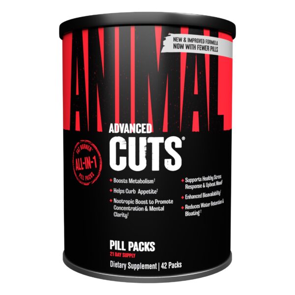Animal Cuts 42er Pack – Thermogenes Diät-Supplement mit Koffein & Ashwagandha