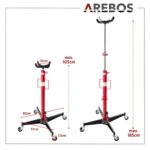 Arebos Getriebeheber 500 kg – Hydraulischer Motorheber mit Fusspedalsteuerung – Bild 7