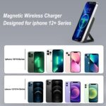 AOGUERBE 10000mAh MagSafe Powerbank mit Ständer – 15W kabelloses Schnellladen für iPhone – Bild 4