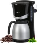Clatronic KA 3327 Filterkaffeemaschine mit Thermoskanne – 1 Liter für 8-10 Tassen