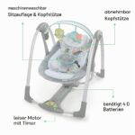 Ingenuity Swing and Go Portable – Tragbare Babyschaukel mit Hybridrive Technology – Bild 4