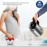 Midea Wasserkocher 1.7L Edelstahl – 2200W Schnellkochfunktion mit Trockenlaufschutz – Bild 3