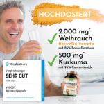 2x VROODY Weihrauchkapseln 500mg Boswellia + Curcuma – Hochdosiert vegan – Bild 2
