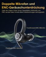 Jesebang Bluetooth In-Ear Kopfhörer Sport – Kabellos mit 40h Akku & IP7 Wasserschutz – Bild 3