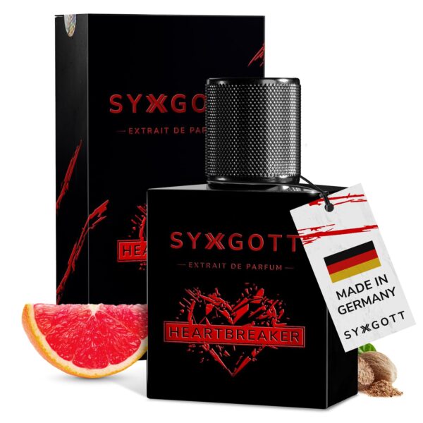 Syxgott Heartbreaker Extrait de Parfum für Herren mit Pheromon-Öl, 30% Duftölanteil