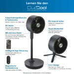 DIMPLEX DUOCOOL Smart 2-in-1 Akkuventilator – 45h Akku, App & Sprachsteuerung – Bild 10