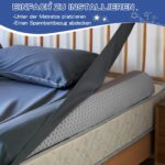 Aonvmdis Bettgitter Rausfallschutz – Schaumstoff Bettkantenschutz für Kinder & Babys – Bild 6
