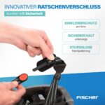 Fischer Urban Plus Fahrradhelm S/M mit LED-Rücklicht – Sicherer Cityhelm für Damen & Herren – Bild 7