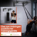 DH FitLife 4in1 Klimmzugstange – Multifunktionale Wandmontage für Ganzkörpertraining bis 200 kg – Bild 3