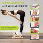 UOPON Wadendehner Schrägbrett aus Holz mit 5 Winkeln – Mobility Board für effektive Wadenstreckung – Bild 6