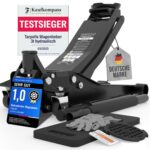 Tarpofix Hydraulischer Wagenheber 3t, 85-475 mm – Flacher Rangierwagenheber für PKW & SUV