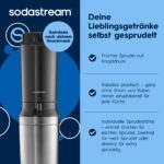 SodaStream Crystal 3.0 Wassersprudler mit 2 Glaskaraffen – Elegantes Sprudelwasser-System – Bild 5