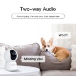 LAXIHUB Hundekamera 3MP HD mit Nachtsicht, 2-Wege-Audio & Bewegungserkennung – WLAN Haustierkamera – Bild 4