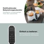 Babymoov Nutribaby Plus Mineral Beige – 6-in-1 Babynahrungszubereiter mit Dampfgaren & Mixen – Bild 5