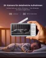 CZEview Babyphone mit 5,5" Monitor & App – Nachtsicht & 2-Wege-Audio für Eltern – Bild 5