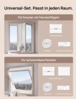 DREO 400cm Fensterdichtung für Klimaanlage – Sichere Abdichtung ohne Bohren – Bild 7