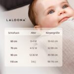 LaLoona Sommerschlafsack Mull ärmelslos – 0.5 TOG Babyschlafsack aus Bio-Baumwolle – Bild 8