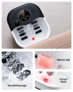 SPA4PIEDS Fussba­d mit Massage­funktion – Heizung, 8 Rollen & LCD-Temperaturregelung – Bild 9